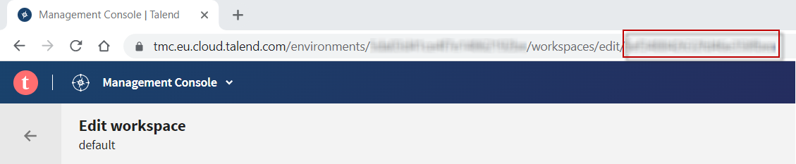 Workspace ID